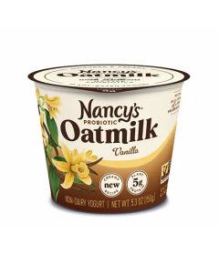 Nancy's Oatmilk Non-Dairy Yogurt Vanilla - Front view