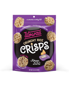 Wowza Korean BBQ Crunchy Rice Crisps - Front view