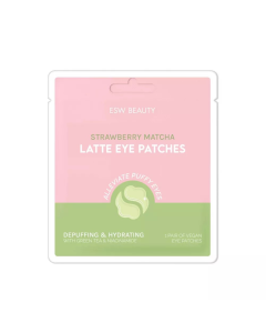 ESW Beauty Strawberry Matcha Latte Depuffing & Hydrating Eye Patches - Front view