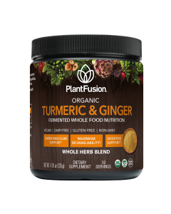 PlantFusion Turmeric and Ginger Fermented Whole Food Nutrition - Front view