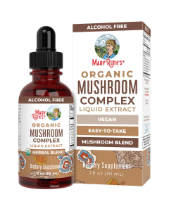 MaryRuth's Organic Mushroom Complex Liquid Drops, 1oz. - Front view