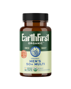 EarthFirst Organic Men's 50+ Multi Once Daily - Front view