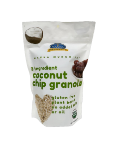 Manna Organics 3 Ingredient Organic Coconut Chip Granola - Front view