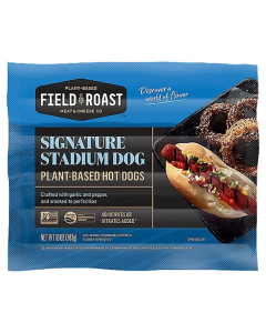 Field Roast Signature Stadium Dog Plant Based Hot Dogs - Front view