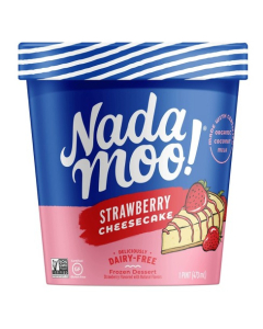 Nada Moo Dairy Free Strawberry Cheesecake Ice Cream