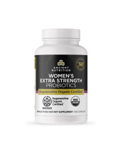 Ancient Nutrition Regenerative Organic Certified Women's Extra Strength Probiotics - Front view