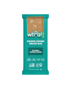 Whoadough Oatmeal Cookie Dough Snack Bar - Front view