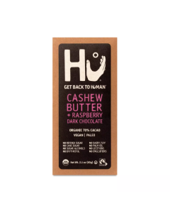 Hu Organic Dark Chocolate Cashew Butter & Raspberry Jelly Bar, 2.1 oz.