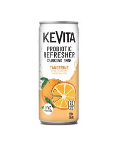 KeVita Tangerine Probiotic Sparkling Drink - Front view