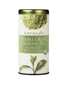 The Republic of Tea Organic Double Green Matcha Tea - Front view