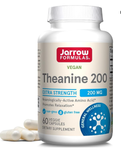 Jarrow Theanine 200, 60 Capsules