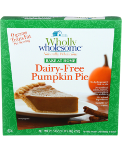 Wholly Wholesome Dairy-Free Pumpkin Pie