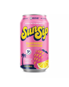 Health-Ade SunSip Raspberry Lemonade Soda - Front view