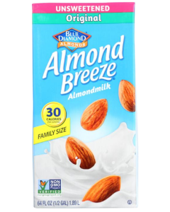 Blue Diamond Unsweetened Almond Breeze - Main 