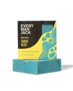 Every Man Jack Tahoe Blue Body Bar Soap - Front view