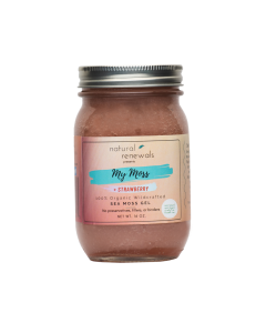 Natural Renewals My Moss + Strawberry, Irish Sea Moss Gel