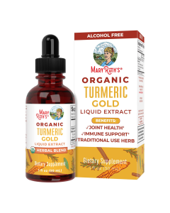 MaryRuth's Organic Turmeric Gold Herbal Blend Liquid Drops - Front view