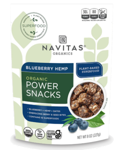 Navitas Organics Blueberry Hemp Snack, 8 oz.