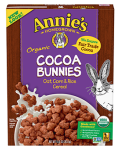 Annie's Organic Cocoa Bunnies Cereal, 10 oz.