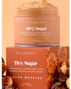 NCLA Beauty Hey Sugar, Pecan Waffles Body Scrub, 8.8 oz. 