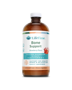 Life Time Liquid Calcium & Magnesium Strawberry - Front view