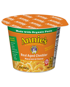 Annie's Real Aged Cheddar Microwavable Mac & Cheese Cup, 2.01 oz.