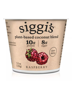 Siggi's Plant-Based Coconut Blend Raspberry - Front view