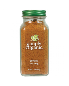 Simply Organic Ground Nutmeg, 2.3 oz.