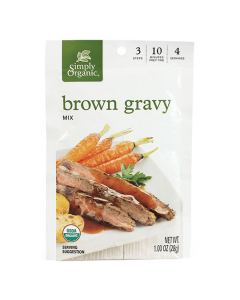 Simply Organic Brown Gravy Seasoning Mix, 1 oz.