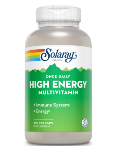 Solaray Once Daily High Energy Multi Vitamin, 180 Capsules