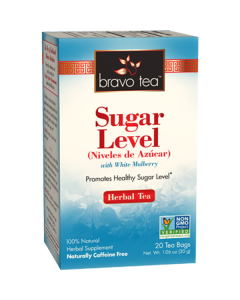 Bravo Tea Sugar Level, 20 Tea Bags