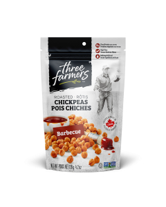 Three Farmers Barbecue Roasted Chickpeas - Front view