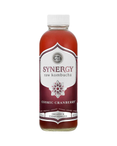 GT's Organic Synergy Raw Kombucha, Cosmic Cranberry