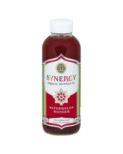 GT's Organic Synergy Raw Kombucha, Watermelon Wonder