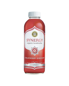 GT's Organic Synergy Raw Kombucha, Strawberry Serenity