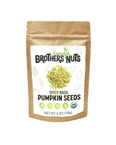 Brothers Nuts Spicy Basil Pumpkin Seed - Front view