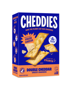 Cheddies Crackers White Cheddar Flavor - Front view