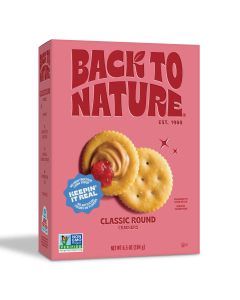 Back to Nature Classic Round Crackers - Front view