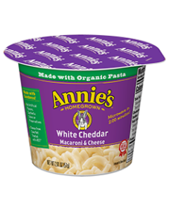 Annie's White Cheddar Microwavable Mac & Cheese Cup, 2.01 oz.