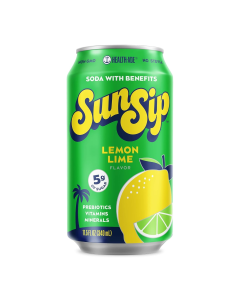 Health-Ade SunSip Lemon Lime Soda - Front view