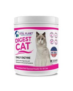 Vital Planet Digest Cat Daily Enzyme Powder - Front view