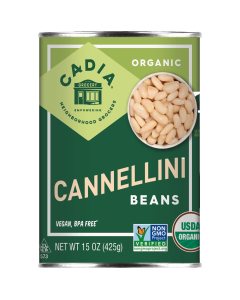 Cadia Canned Organic Cannellini Beans - Front view