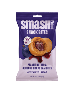 Smash Foods Peanut Butter and Grape Jam Snack Bites - Front view