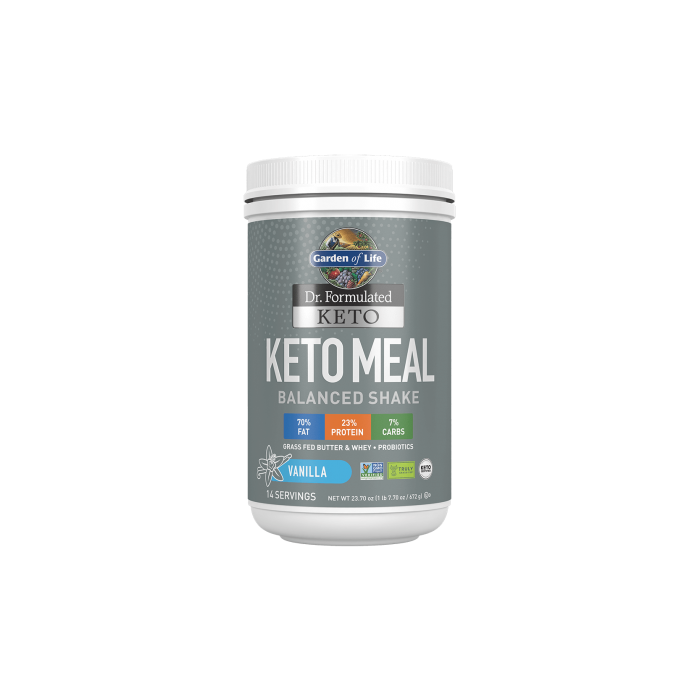 Garden of Life Dr. Formulated Keto Meal Vanilla Shake, 672 gm.