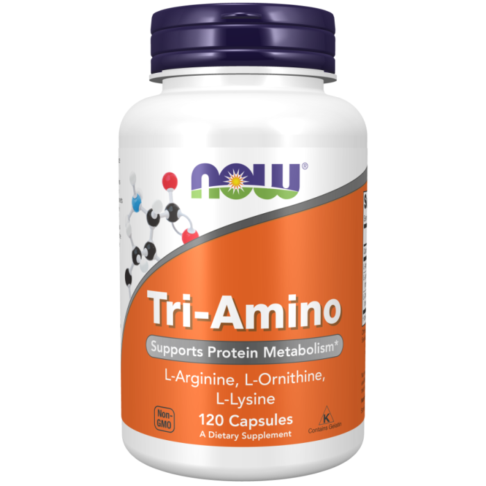 NOW Foods Tri-Amino - 120 Capsules