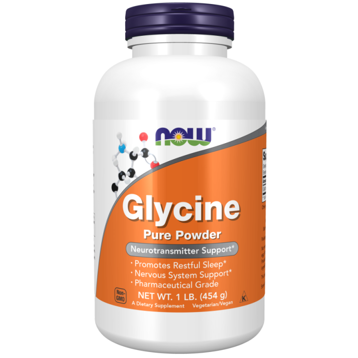 NOW Foods Glycine Pure Powder - 1 lb.