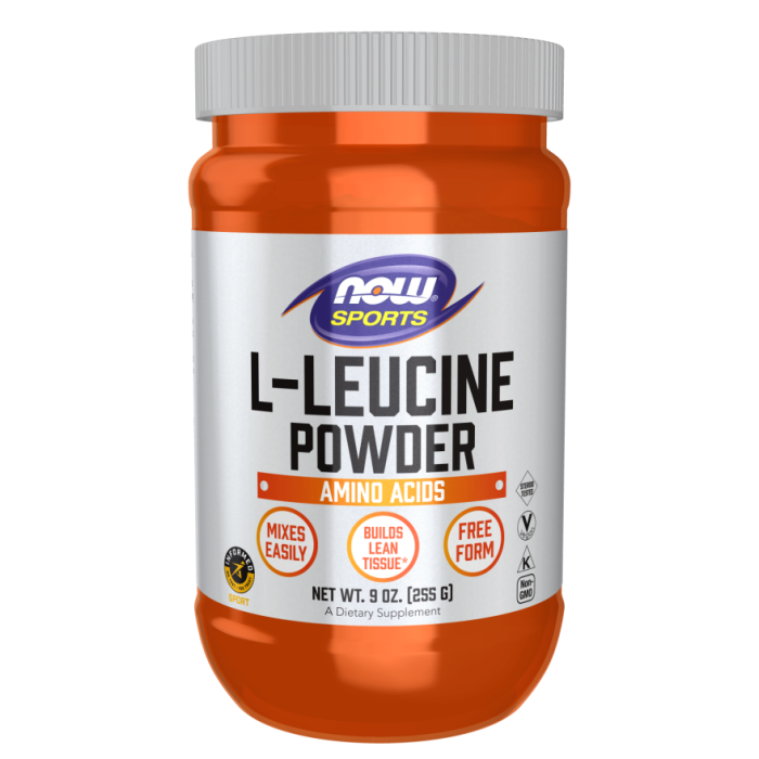 NOW Foods L-Leucine Powder - 9 oz.