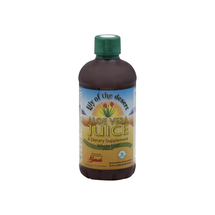 Lily of the Desert Aloe Vera Juice Whole Leaf, 32 fl.oz.