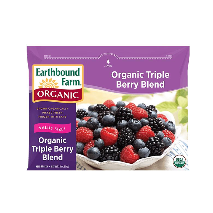 Earthbound Farm Organic Triple Berry Blend - Front view