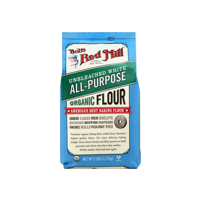 Bob's Red Mill Organic Unbleached White Flour, 5 lbs.